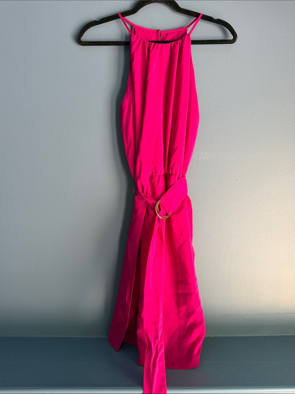 Vince Camuto Hot Pink Strapless Maxi Dress